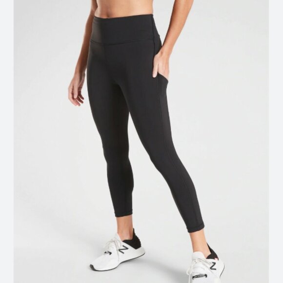 Athleta Pants - Athleta Ultimate Stash Pocket 7/8 Tight Leggings Black Plus 1X 16 / 18